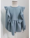 Blusa Volante Aquamarina MARTINA