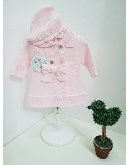 Abrigo + capota Lazada rosa