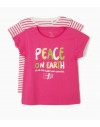 Camisetas zippy niña (pack 2) PEACE