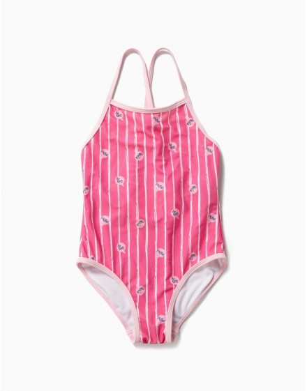 Bañador rosa BE KIND ZIPPY