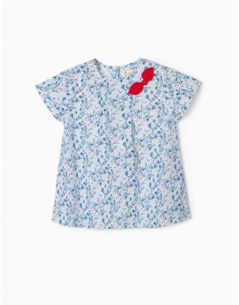Blusa Florecitas lazo ZIPPY