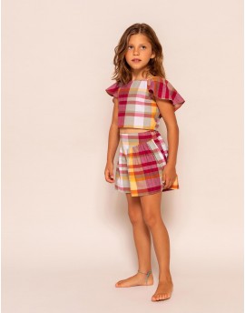 Pantalón Falda Cuadros ZIPPY