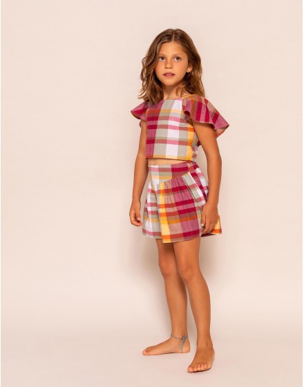 Pantalón Falda Cuadros ZIPPY