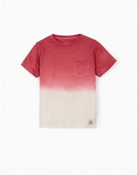 Camiseta Despintado Rosa Y Blanca ZIPPY