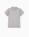 Polo Piqué niño ZIPPY gris