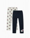 Pacl 2 leggins Minnie bebé ZIPPY