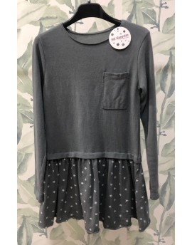 Vestido Estrellitas gris