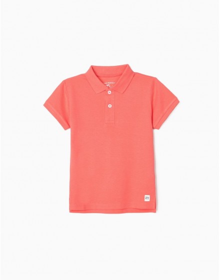 Polo Coral niño ZIPPY