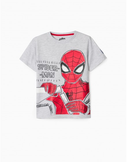 Camiseta Spiderman gris ZIPPY