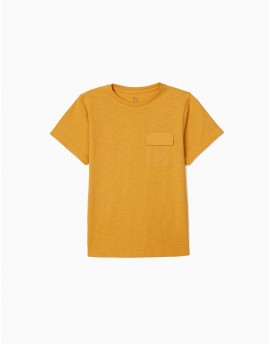Camiseta Bolsillo amarilla ZIPPY