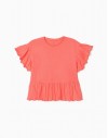 Camiseta Volante coral ZIPPY