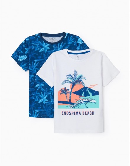 Pack 2 camisetas Beach ZIPPY