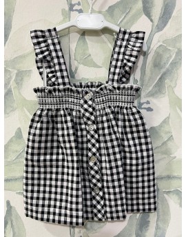 Vestido Vichy Negro bb POPYS