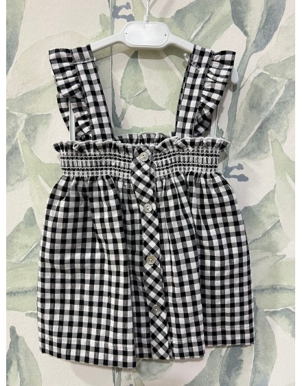 Vestido Vichy Negro bb POPYS