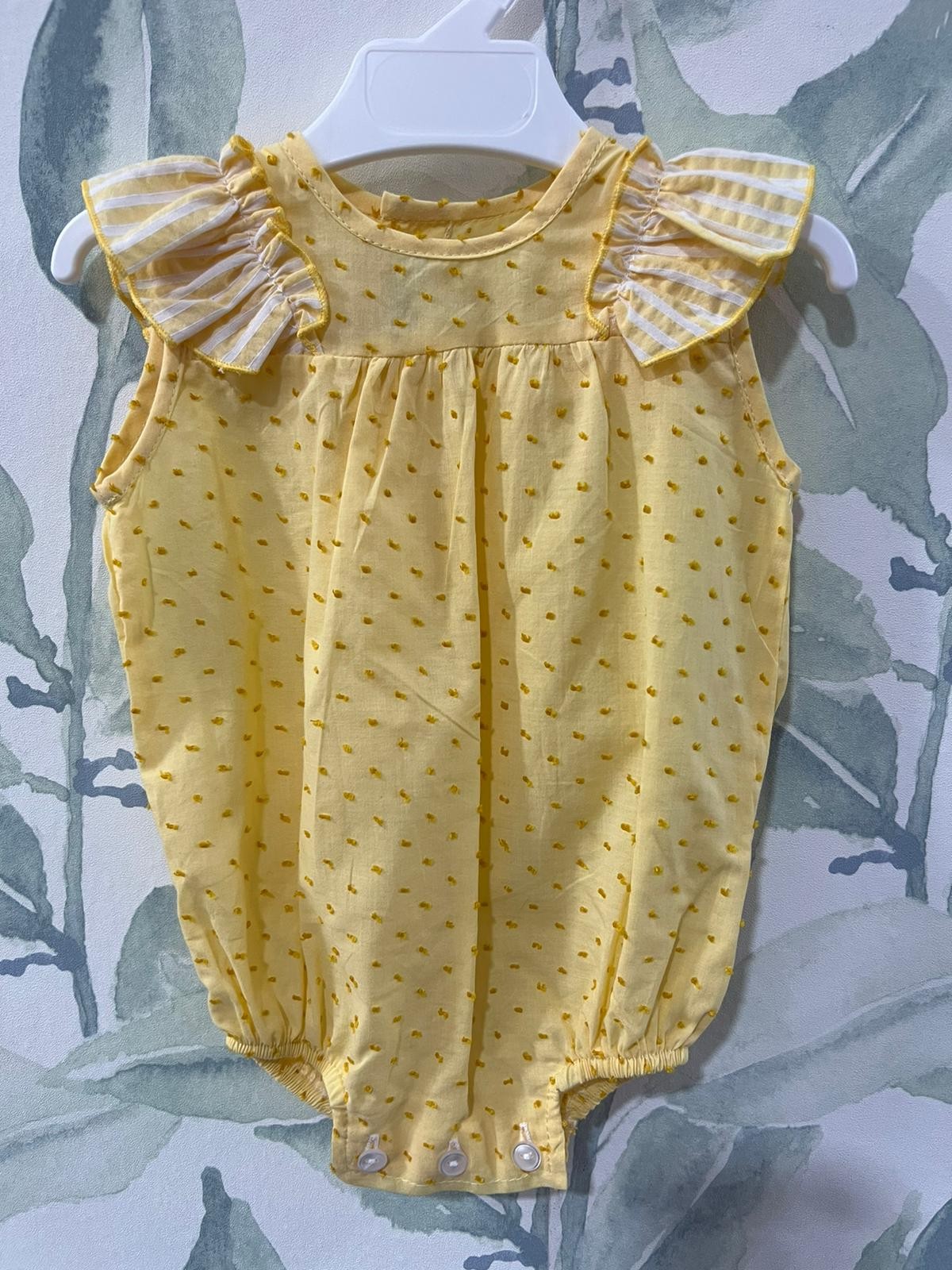 pelele bebe plumeti amarillo