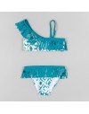 Bikini India flecos Turquesa