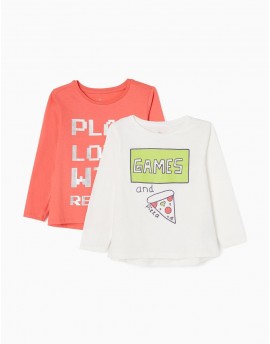 Pack 2 camisetas Game Pizza ZIPPY