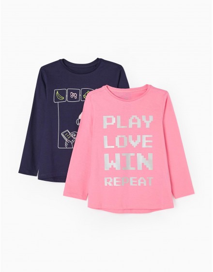 Pack 2 camisetas GIRLS ZIPPY