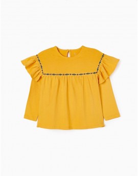 Camiseta Volantes amarilla ZIPPY