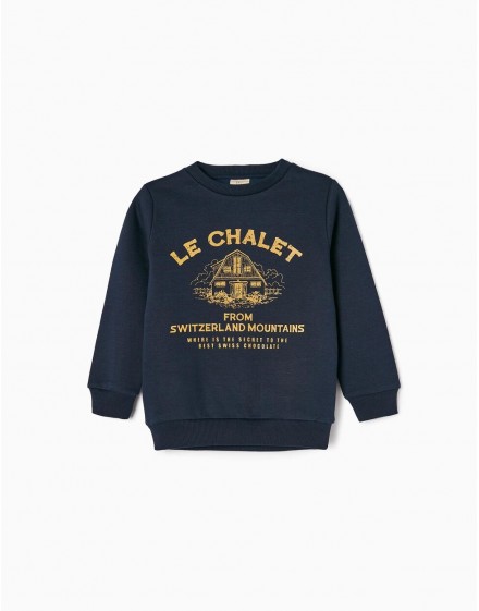 Sudadera Chalet marina ZIPPY