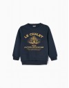 Sudadera Chalet marina ZIPPY