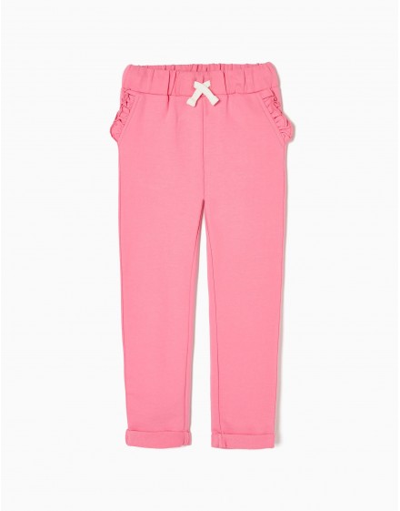 Pantalón Chándal Algodón rosa ZIPPY