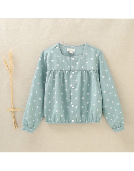 Blusa Lunares plateados DADATI
