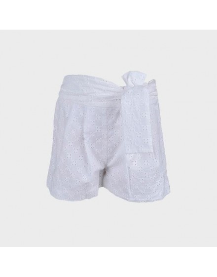 Short Perforado blanco LA ORMIGA