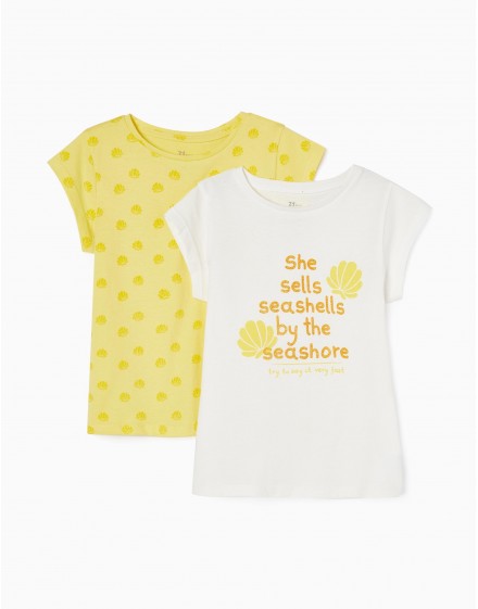 Pack 2 camisetas algodón sealshees ZIPPY