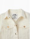 Cazadora Vaquera Blanca ZIPPY