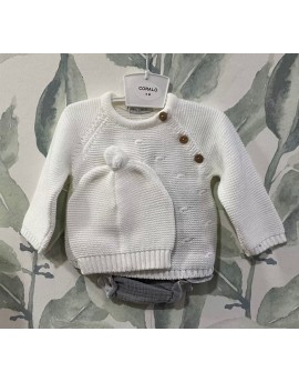 Conjunto lanita + gorro CORALO