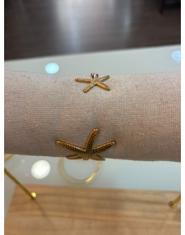 Brazalete Estrella de mar Dorado