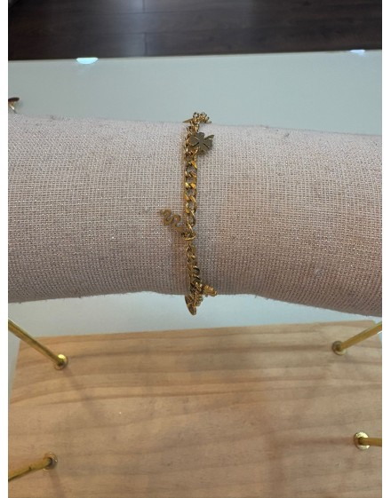 Pulsera Trebol Dorada
