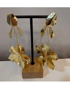 Pendiente Flor Dorada