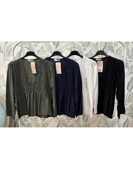 Blusa Panel de Abeja