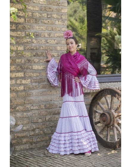 Traje de flamenca TIENTOS DE SEDA
