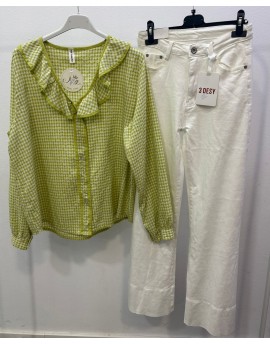 Jeans Blancos Rectos